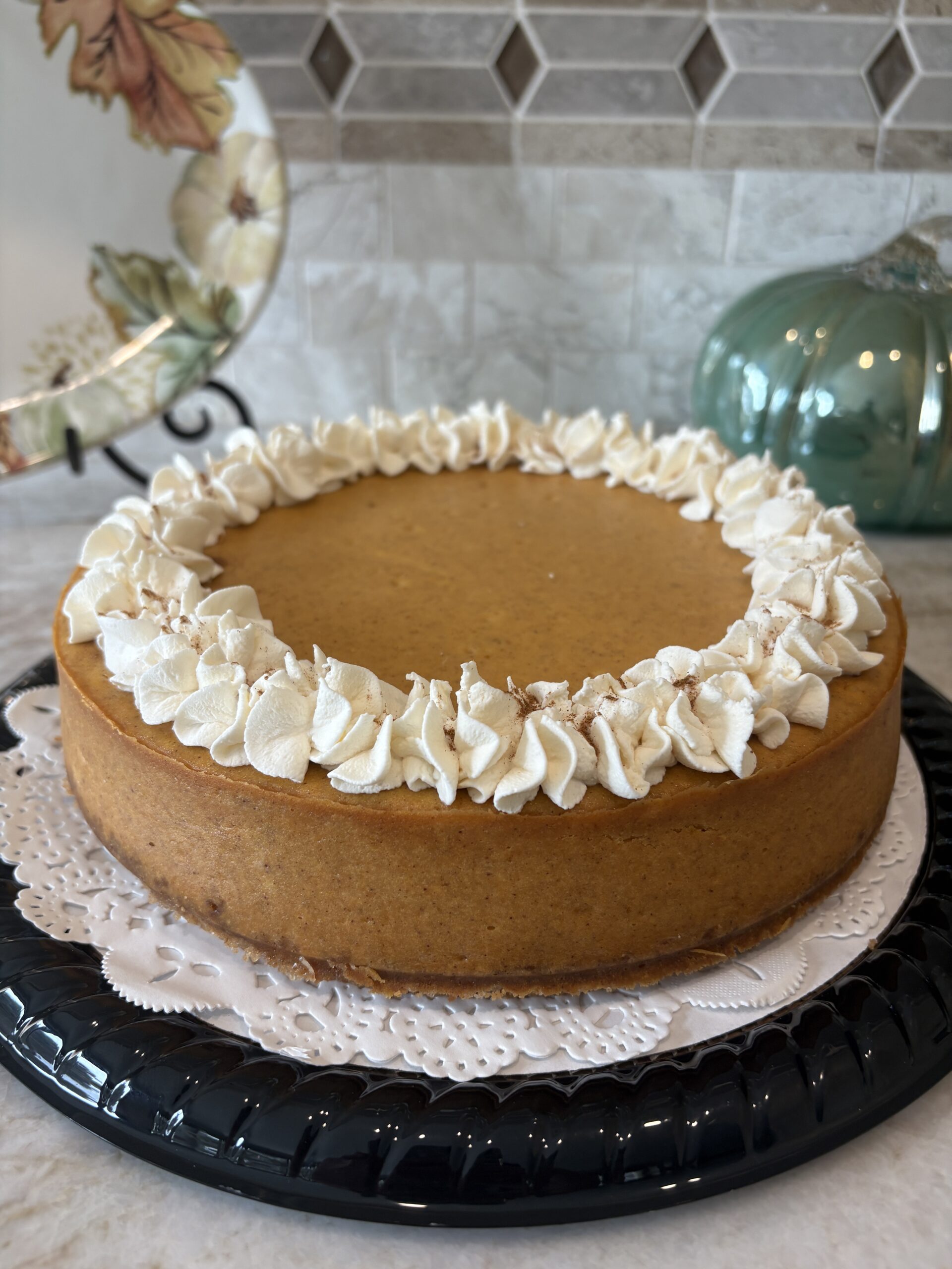 'Oh So Delicious Pumpkin Cheesecake'